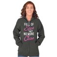 thumbnail image 3 of Full of Sass No More Class Graduation Zip Hoodie Sweatshirt Women Brisco Brands 2X, 3 of 6