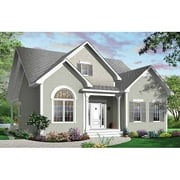 The House Designers: THD-6839 Builder-Ready Blueprints to Build a Small Traditional House Plan with Unfinished Basement Foundation (5 Printed Sets)