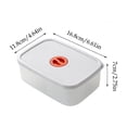 thumbnail image 3 of Transparent Plastic Food Storage Container with Sealed Lid, Stackable Airtight Kitchen Organizer, Clear Visible Container, for Snacks, Grains, Household Storage Box,1Pc, 3 of 6