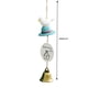 thumbnail image 3 of Fiudx Campanas de Viento de Resina, Diseño de Campanilla de La Buena Suerte, Dulce Sonido para El Hogar, Adorno Colgante Decorativo, Multiusos para Puertas y Ventanas, Ideal para Regalar, Tamaños de, 3 of 5