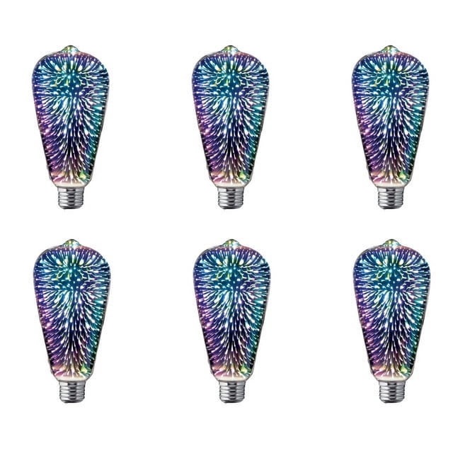 Pack de 6 Focos LED Aksi 3.5W Mazorca 3D Base E27