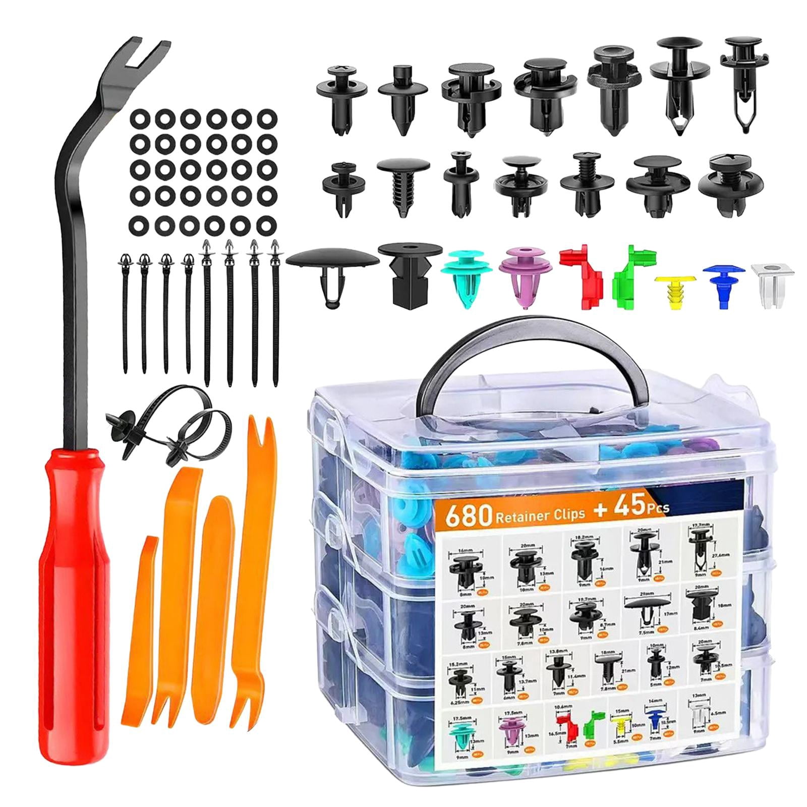 Zxpjkyu 725x Bumpers Push Fasteners Rivet Clips Bumpers Retainer Clips Replaces Fastener