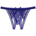 thumbnail image 2 of HUPOM Eatable Panties Girls Underwear Thong Leisure Tie Drop Waist Blue One Size, 2 of 5