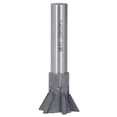 thumbnail image 2 of Dovetail Cutter, Universal Shank 6 Flute Milling Cutter 60 Degree Fast Drilling Speed  for Carbon Steel, 2 of 8