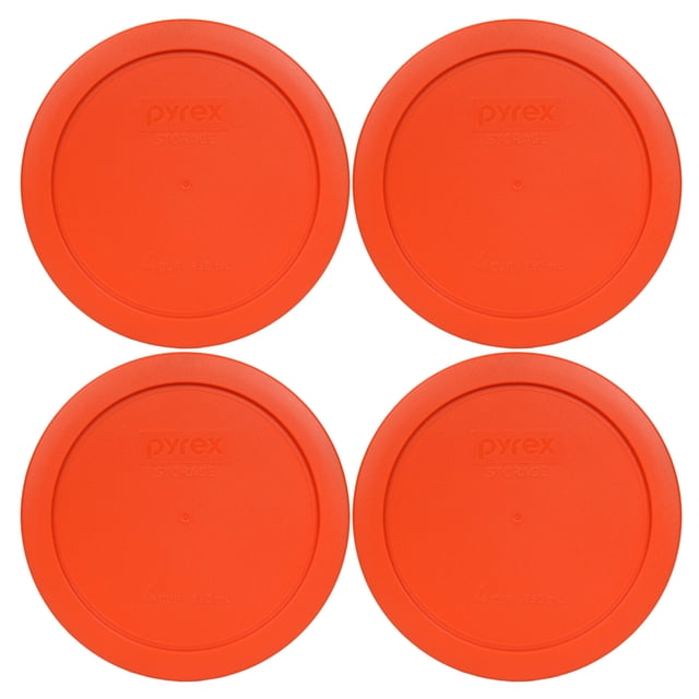 Tapas de repuesto para almacenamiento de alimentos Pyrex 7201-PC, 950 ml (paquete de 4)