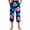Multicolor22, variant on Zynoxe Womens Capri Pants Lounge Straight Breathable Halloween Printed Elastic Waist Plus Size Trousers with Pockets Trendy Streetwear Pajama Pants