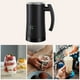 thumbnail image 1 of Espumador de leche 4 en 1, control de temperatura, vaporizador de leche de 11,8 oz/350 ml (negro Reino Unido), 1 of 7