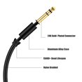 thumbnail image 5 of Belipro Cable De Audio Estéreo Trs De 6,35 Mm A Trs De 6,35 Mm Macho A Macho De Ángulo Recto A Recto Para Guitarra Eléctrica Bajo Teclado Mezclador Amplificador Altavoz Ecualizador Cable De Instrument, 5 of 5