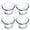 4 PCS, variant on 2Pcs Glass Bird Feeder Cups, Oriole Jelly Feeder Replacement Bowls, Outdoor Hanging Bird Feeder Cups for Hummingbirds, Goldfinches, Gardens and Balconies (1 PC)