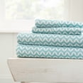 thumbnail image 3 of Simply Soft Geometric Patterned 4 Piece Bed Sheet Set, 3 of 4