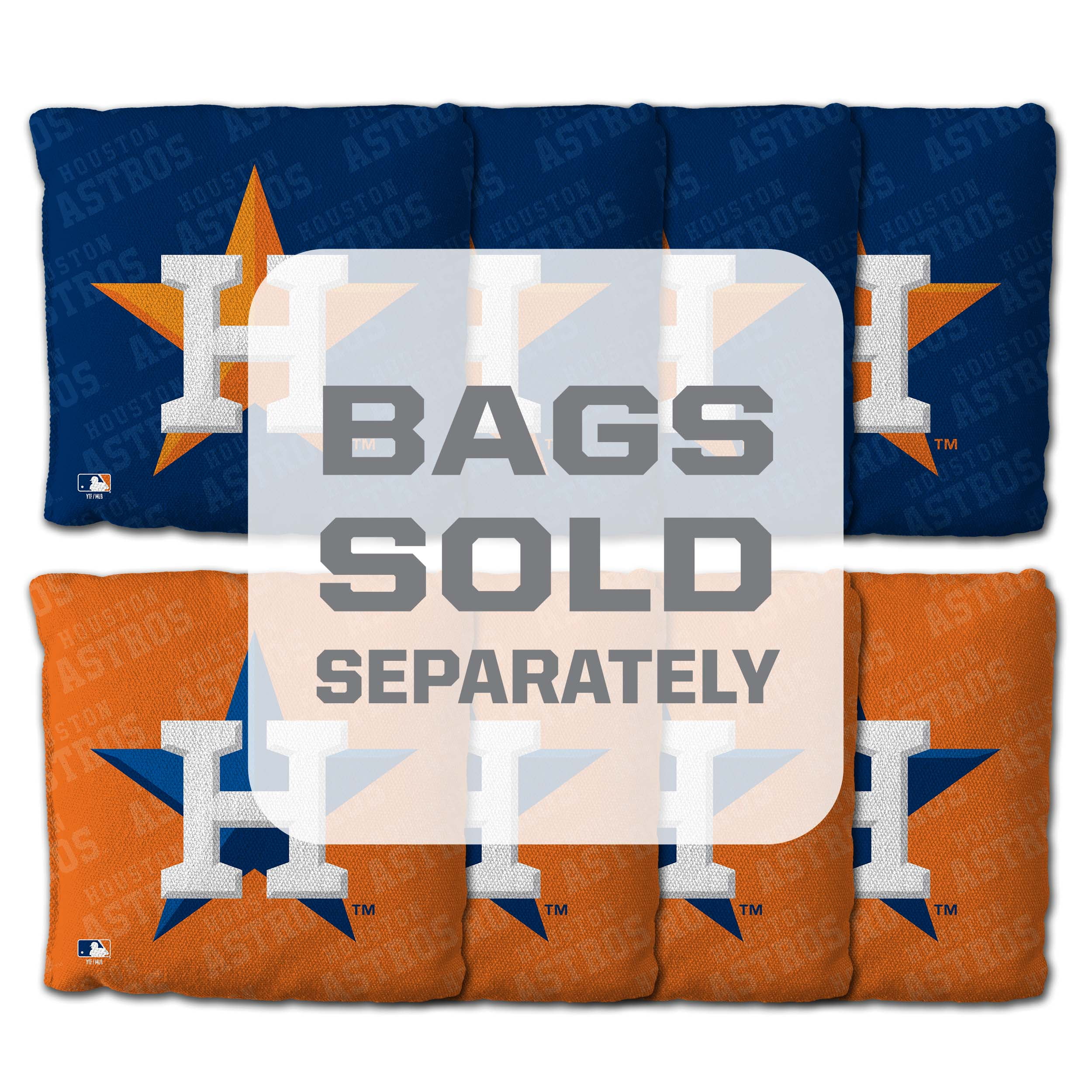 YouTheFan MLB Houston Astros 2' x 4' Cornhole Game No Bags