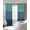Teal Green, variant on Sage Green Ombre Blackout Curtains for Bedroom/Living Room, Thermal Insulated Kitchen Curtains, Modern Abstract Art Texture Grommet Darkening Window Treatment Drapes 52"x72"x2