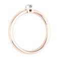 thumbnail image 2 of 1/5 Carat Diamond Solitaire Engagement Ring Band in 14K Rose Gold (Ring Size 4), 2 of 4