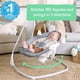 thumbnail image 3 of Ingenuity SimpleComfort Columpio relajante compacto, barra de juguetes giratoria, asiento giratorio, 6 velocidades, para edades de 0 a 9 meses, hasta 20 libras - Parker, 3 of 5