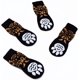 thumbnail image 5 of Calcetines antideslizantes para perros y gatos: protege las patas de las mascotas y los pisos interiores, con almohadillas de goma, adecuados para perros y gatos pequeños o grandes (negro) BRI Rojo Verde, 5 of 5