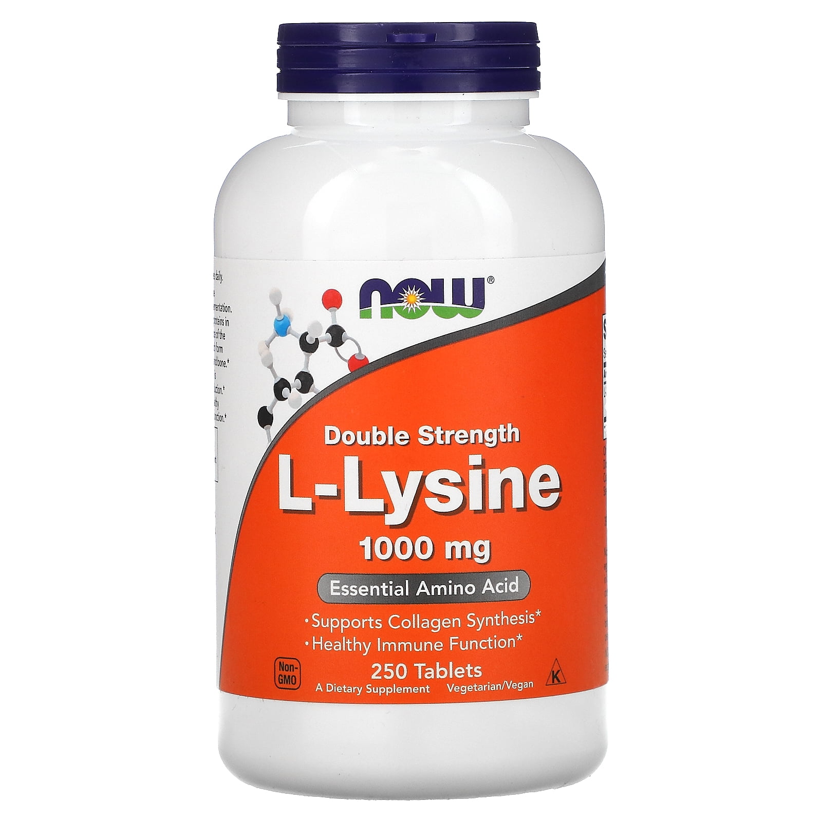 L-Lysine, 1,000 mg, 250 Tablets, NOW Foods