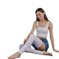 thumbnail image 7 of Hot Sales Women Knee High Socks Under $2 GIJNRIUIUA White Knee-High Socks Women Knee High Socks Striped Women's Long Socks Thigh High Socks for Girls Plus Size Stockings Leg Warmers, 7 of 7