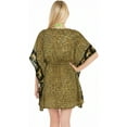 thumbnail image 3 of HAPPY BAY Women's Loose Hawaiian Swimsuit Swimwear Cover Ups S-M Brown, Tiger Skin, 3 of 4