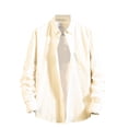 thumbnail image 1 of Blusa y camisa de manga larga con cuello vuelto, informal, de uso diario, para hombre, de manga larga, color liso, holgada, con bolsillos, de licra., 1 of 3