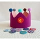 thumbnail image 1 of Sombrero de cumpleaños para niños, corona, bola, fiesta, tema, sombrero, accesorios para fotografías, 1 of 6