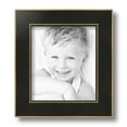 thumbnail image 2 of ArtToFrames 7" x 8" Honors Black with Gold Picture Frame, 7x8 inch Black Wood Poster Frame (WOM-5158),  Pack, 2 of 7