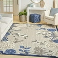 thumbnail image 5 of Nourison Aloha Indoor/Outdoor Blue/Grey 7'10" x 10'6" Area Rug, (8x11), 5 of 10