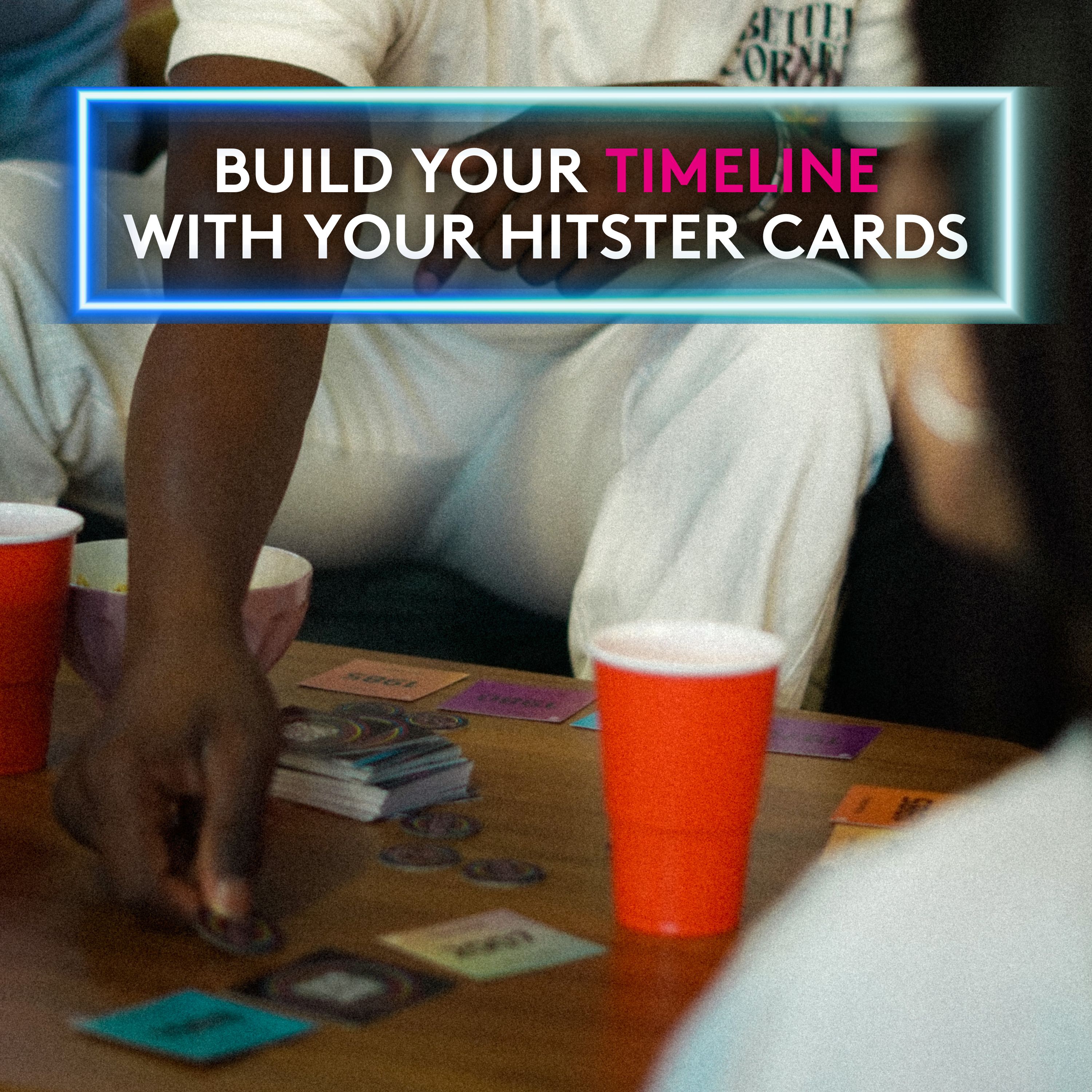 Jumbo Hitster Guilty Pleasures, Fun Music Quiz Card Game, 2-10 Players - 300 Plus Guilty Pleasure Music Hits