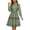 Army Green, variant on Cmfcve Plus Size Lace Shirt Dresses for Women Keyhole Eyelet Button down Collared Long Sleeve Dresses Casual Knee Length Dress