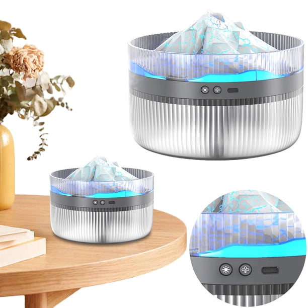 Difusor Aromaterapia Humidificador Niebla Fría Volcán 1 5 L Con Luces