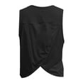 thumbnail image 6 of Summer Sleeveless Workout Tank Top Lightweight Breathable Yoga Running Vest Gym Fitness Activewear 1975 Crop Top Running T Shirt Women, 6 of 6