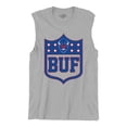 thumbnail image 5 of Buffalo Shield Men's Muscle Shirt Game Night Fantasy Football Fan Tailgate NY, 5 of 7