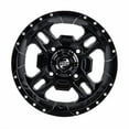 thumbnail image 2 of 4/156 Tusk 185-277-00085Cca-184597 Beartooth Wheel 14x7 4.0 + 3.0 Matte Black for Polaris Sportsman 850 Touring Sp 2015-2020, 2 of 8