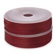 thumbnail image 1 of Unique Bargains 2 Pack Fil de Nylon Torsadé Cordon de Perles 1.5mm 20M/65 Pieds Extra Fort Fil de Nylon Tressé, Rouge Foncé, 1 of 6