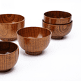 thumbnail image 1 of Cuenco de madera Super Art anti-escaldaduras, creativo, respetuoso con el medio ambiente, cuenco de fideos de madera maciza para restaurante chino, cuenco de madera redondo de madera, 1 of 5