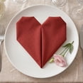 thumbnail image 3 of Unique Bargains 6Pcs Cotton Reusable Events Cloth Napkins Red 17x17inch, 3 of 6