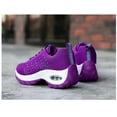 thumbnail image 4 of YAZI Women's Walking Shoes Sock Sneakers Slip on Mesh Air Cushion Comfortable Wedge Easy Shoes Platform Loafers, 4 of 8