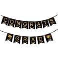 thumbnail image 1 of Decoración de graduación, globos de graduación, 12 adornos para tartas de graduación, 1 pancarta de graduación para exámenes, 14 globos, decoraciones para fiestas de graduación, 1 of 5