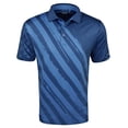 thumbnail image 4 of Snake Eyes Golf Patriot Print Polo Shirt Charcoal Medium, 4 of 9
