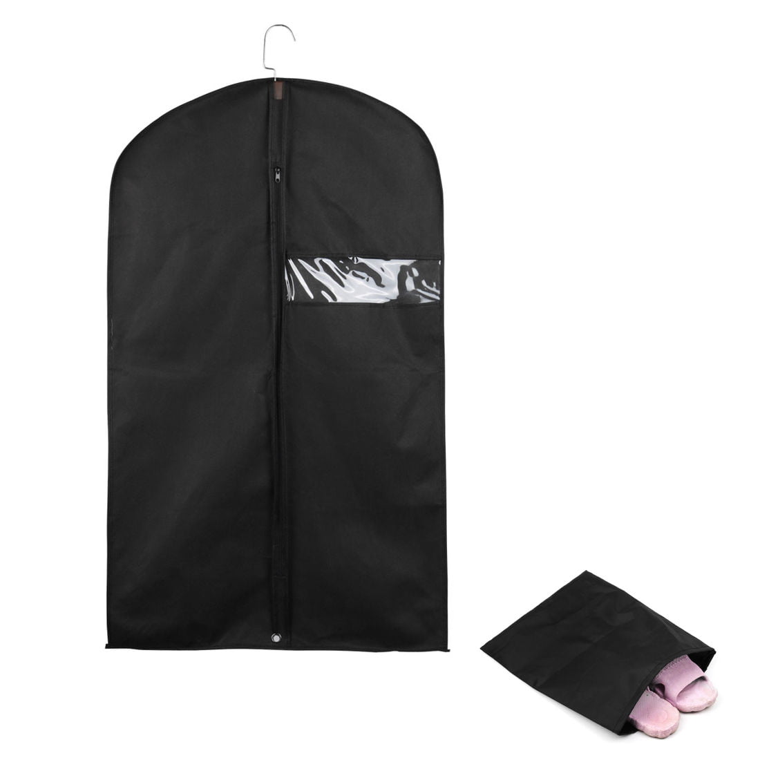 Breathable Garment Bags Clothing Cover, Garment Bag Covers fo Linens, Storage ,Travel with Clear ...