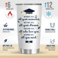 thumbnail image 4 of Graduation Gifts For Men, Women - Christmas, Birthday Gifts For Him, Her, Friends, College, High School Graduation Gifts For Son, Daughter From Mom, Dad - 20 Oz Stainless Steel Tumbler, 4 of 6