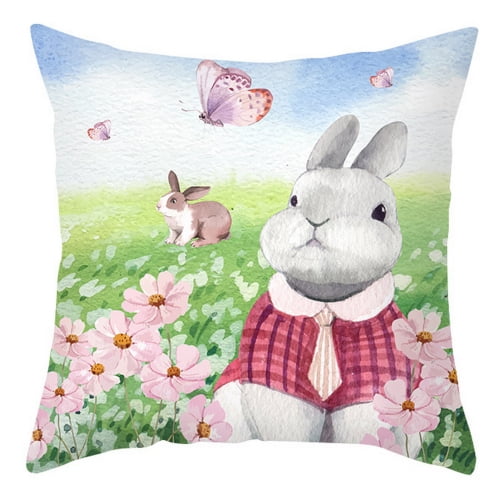 Double Sided Sublimation Easter Pillow Covers Polyester Pocket Pillowcover  Long Ears Easter Rabbit Pillowcase Festival Party Gift RRF13551 From  Liangjingjing_no3, $2.44