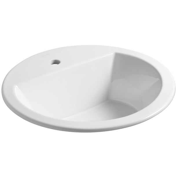 Kohler K 2714 1 Bryant 18 7 8 Circular Vitreous China Drop In Bathroom Sink White Com - Kohler 18 Bathroom Sink Kohler K 2714 1 Bryant 18 7 8 Circular Vitreous China Drop In Bathroom Sink White Com - Kohler 18 Bathroom Sink