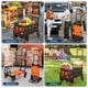 thumbnail image 3 of Yeshouse Carretilla plegable 2 en 1 con cesta plegable: capacidad de 150 kg, diseño de 4 ruedas y asa retráctil, carrito portátil para mudanzas y compras, 3 of 9
