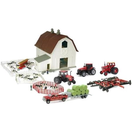 Case IH 1/64 Dairy Farm Play Set Die-cast Equipment 12279-Bundle