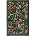 thumbnail image 2 of Safavieh Chelsea Mabelle Floral Wool Area Rug, Green/Pink, 3'9" x 5'9", 2 of 10