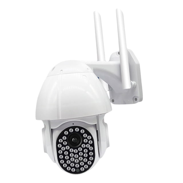 1080P HD WiFi PTZ Al Aire Libre Pan Tilt Security IP IR Cámara Visión Nocturna Reino Unido 16G Sunnimix Cámara de seguridad PTZ para exteriores