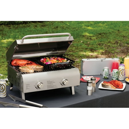 Cuisinart - Chef's Style Stainless Tabletop Grill - Stainless Steel