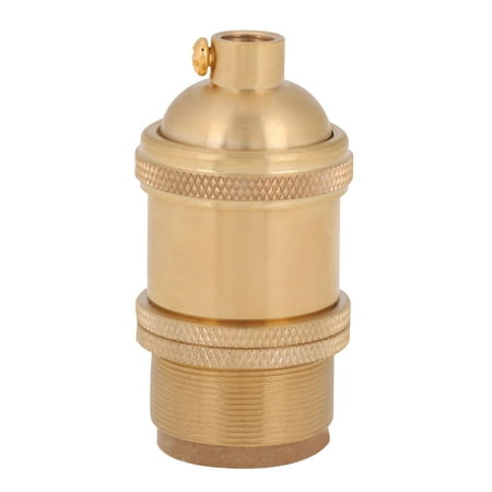 

Vintage E27 Bulbs Socket Holder / Base Copper Lamp Holder for Antique Light Bulb Long Ficarrico