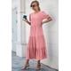 thumbnail image 3 of Vestido PRETTYGARDEN 2025 Floral Boho Midi con Mangas Abullonadas L - Rosa, 3 of 8