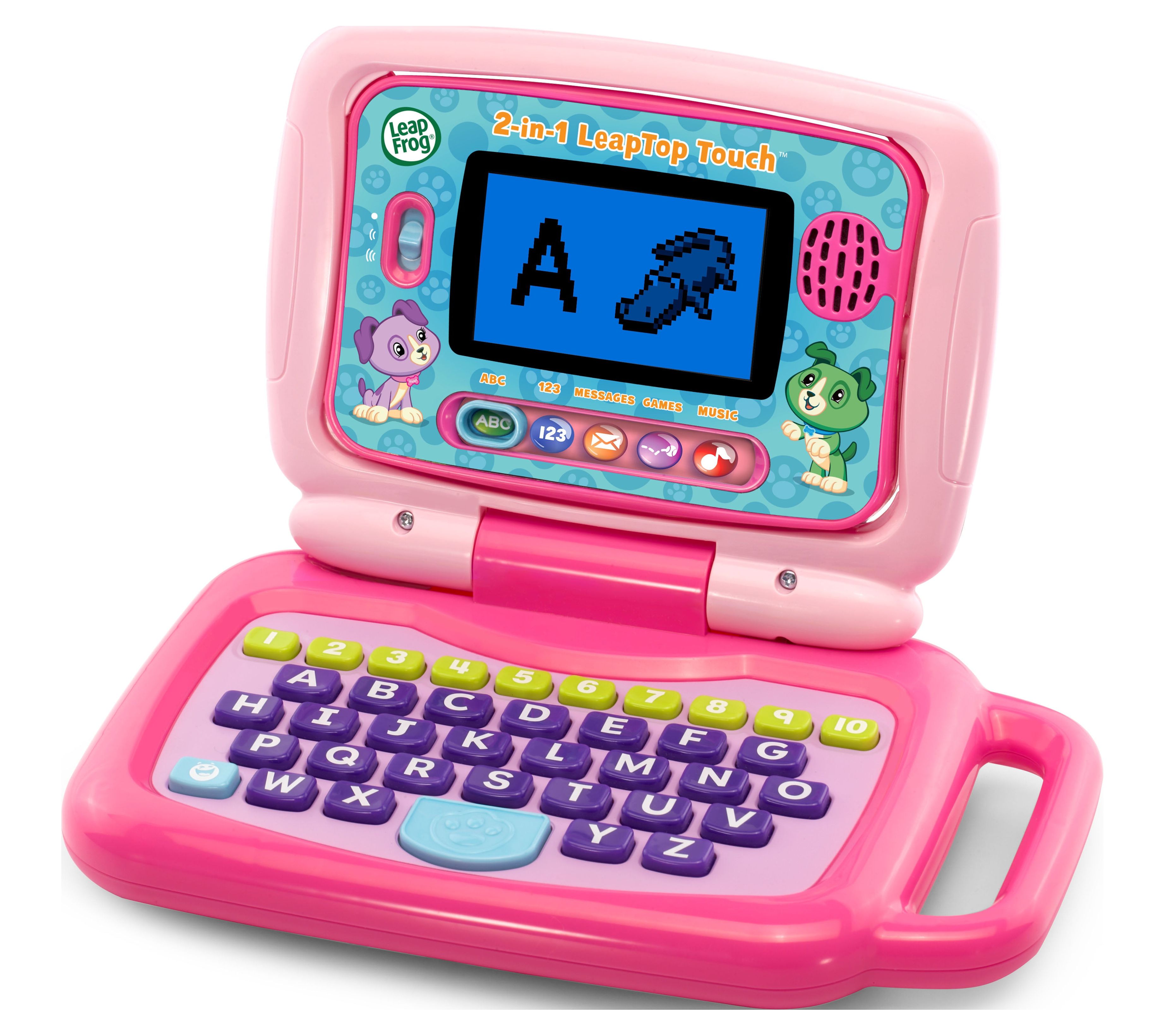 LeapFrog 2-in-1 LeapTop Touch for Toddlers, Electronic Learning System, Teaches Letters, Numbers - image 6 of 12